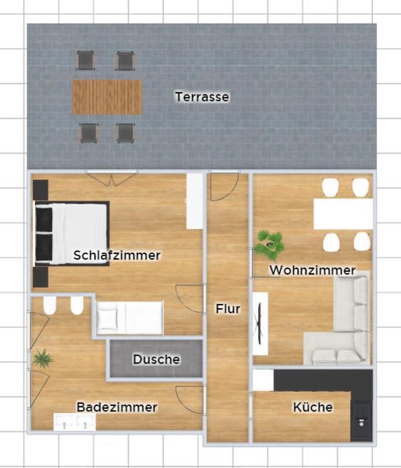 Fewo Wildflecken - Ferienwohnung Rhoen Neubau 2021 Eksteriør billede